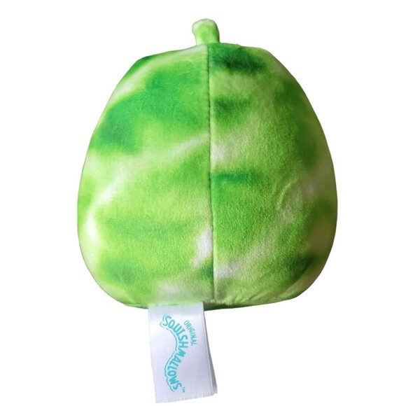Squishmallow Original Kellytoy the Guava Fruit Lena Plush Pink Green New 5" - Picture 2 of 2